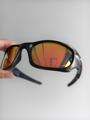 Vintage Y2K Oakley Pit Boss 2 Sunglasses OO9137 Gorpcore Red Lens