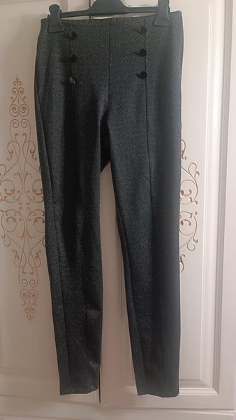 Women Calzedonia Trousers Black 36 / S / 44 #6UB1