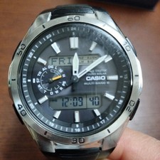 Casio Wva-M850 Digital-Analog Solar Men Radio Clock With Special Box Vintage 3