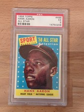 1958 Topps - Sport Magazine '58 All Star Selection Hank Aaron #488