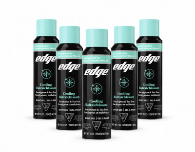 Edge Cooling Eucalyptus & Tea Tree Shave Gel 7 Oz 5 Pack