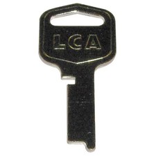 Lock of America Flat Cut Key Blank,1 5LS-B Lock of America 5LS-B Steel
