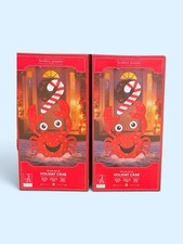 32 Red Pre-lit Holiday Crab Christmas Outdoor Decor 50 Warm White Led Lights 32 Red Pre-lit Holiday Crab Christmas Outdoor Decor 50 Warm White Led Lights