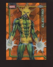 2026 Topps Chrome Marvel Sapphire Orange #115 Electro 3/25