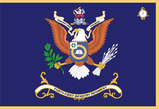 Rectangle Flags - 41st Infantry Regiment - STRAIGHT AND STALWART -1st Battalion