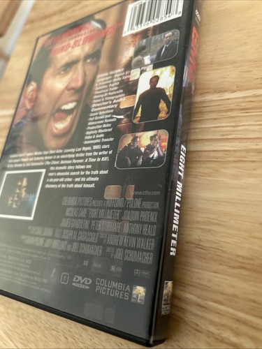 8MM (Eight Millimeter) 1 & 2 - Nicolas Cage, Joaquin Phoenix - Authentic US - Picture 6 of 15