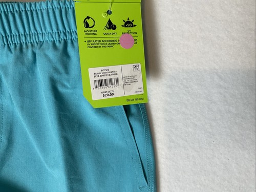 DSG Boys Athletic Fit Agility Shorts – Heather Blue Spray - Small - Picture 4 of 5