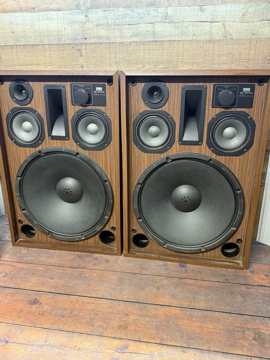 Vintage Sansui SP-4500A 4-Way 5-Driver Floor Speakers Pair – Japan