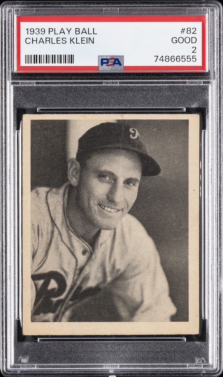 1939 Play Ball - Chuck Klein #82 Name in All Caps for sale online