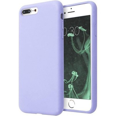 iPhone SE 2020 Lavendel Lila Bumper Silikon Stoßfest Schutzhülle