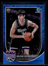 2025 Bowman Chrome U Maxime Raynaud  Blue Shimmer KINGS /150 #BCV-43