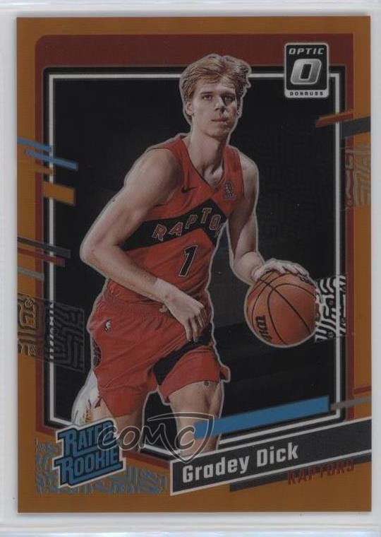 2023 Panini Donruss Optic Rated Rookie Orange Prizm /199 Gradey Dick #212 1b7p