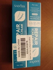 Sadoer Scar Removal Cream Body Fades Stretch Marks, 20g