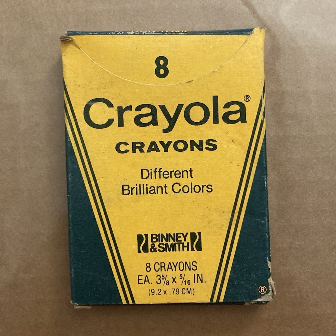 Crayola Crayons 8 Count Multicolor Brilliant Colors Binney & Smith Classic