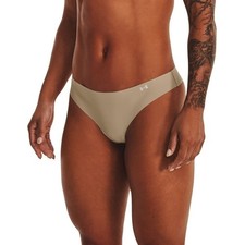 Under Armour Women's 3-pack Pure Stretch No Show Thong Underwear, All-day...