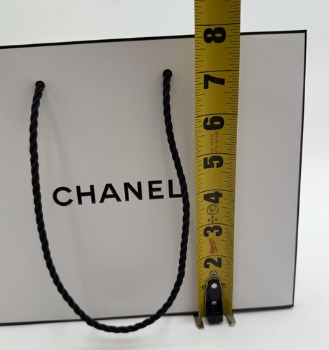 NEW CHANEL Gift Bag Shopping Bag Size: 10" Wide x 8" Height x 3" Depth Authentic - Picture 9 of 11