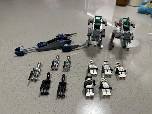 LEGO Star Wars Clone Walker 8014 & Assassin Droid 8015 Sets w/ Minifigs Manual