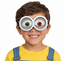 Minions Costume Goggles Kids Dress Up Party Glasses Bob Universal New Sealed