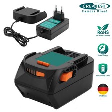 4000mAh 18V Al litio Batteria/Caricabatterie per AEG BS18C L1830R B1830R B1814G