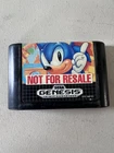 Sonic the Hedgehog NOT FOR RESALE SEGA Genesis Video Game Classic Retro