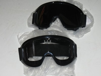 g4 Two Pairs 1 Tinted 1 Clear Goggles Motorcycle SnowBoard Day / Night