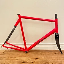 Leader Carbon Aluminum XL 65cm Bicycle LD 801 Frame Set and Fork 700c