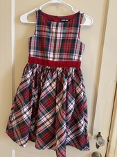 Land's End Girls Holiday Dress 10