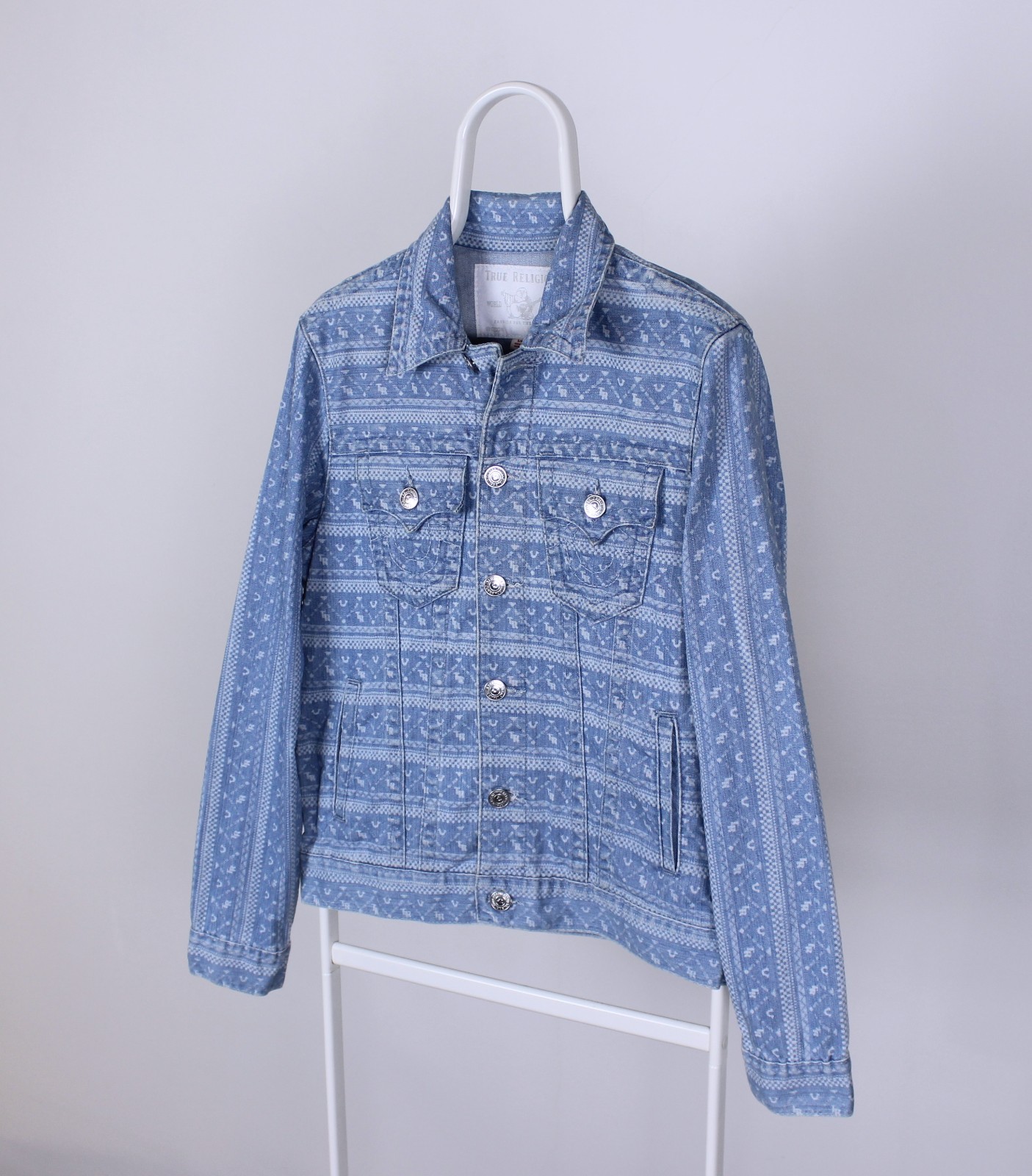 True religion Trucker jacket ikat monogram thumbnail 2