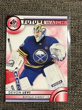 2023-24 UD SP Authentic Future Watch Red Limited Devon Levi
