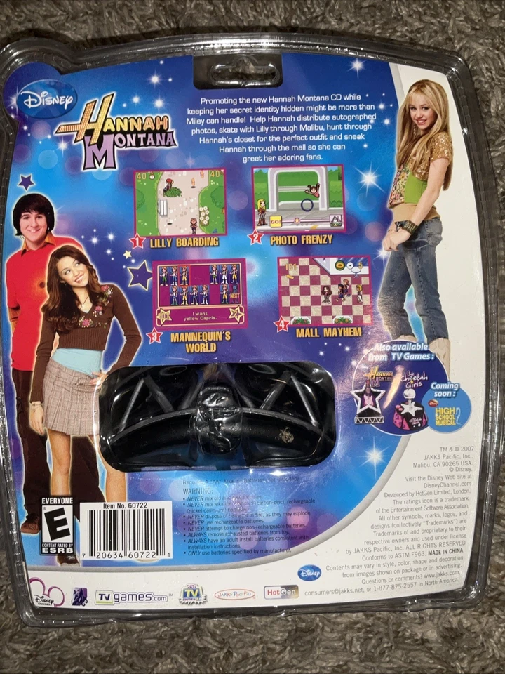 Disney Hannah Montana TV Video Games Plug & Play Game System 2007 Miley NEW - Image 3 of 3