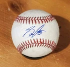 Autographed Baseball game used SAM ANTONACCI CHICAGO WHITE SOX