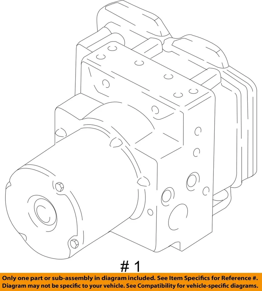 Conjunto de pieza de freno antibloqueo compatible con 17-18 PORSCHE PANAMERA 1203427 Foto 4 de 4