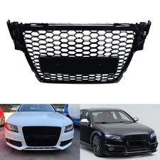 Sport Wabengrill Frontgrill ohne Emblem für Audi A4 B8 S4 RS4 Pre-Facelift 09-12