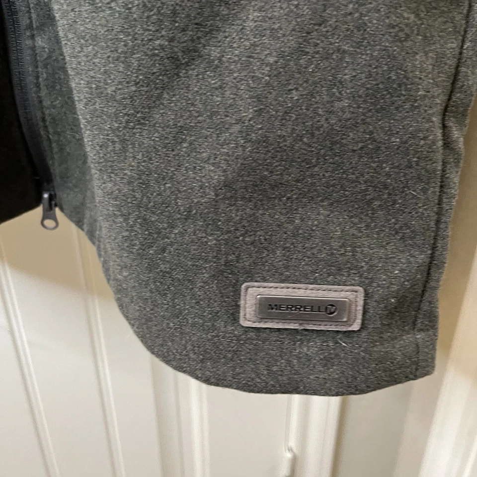 Merrell Select Regulate Jacket Coat Womens Size XS Knee Length Gray Hooded Zip - Image 2 of 4