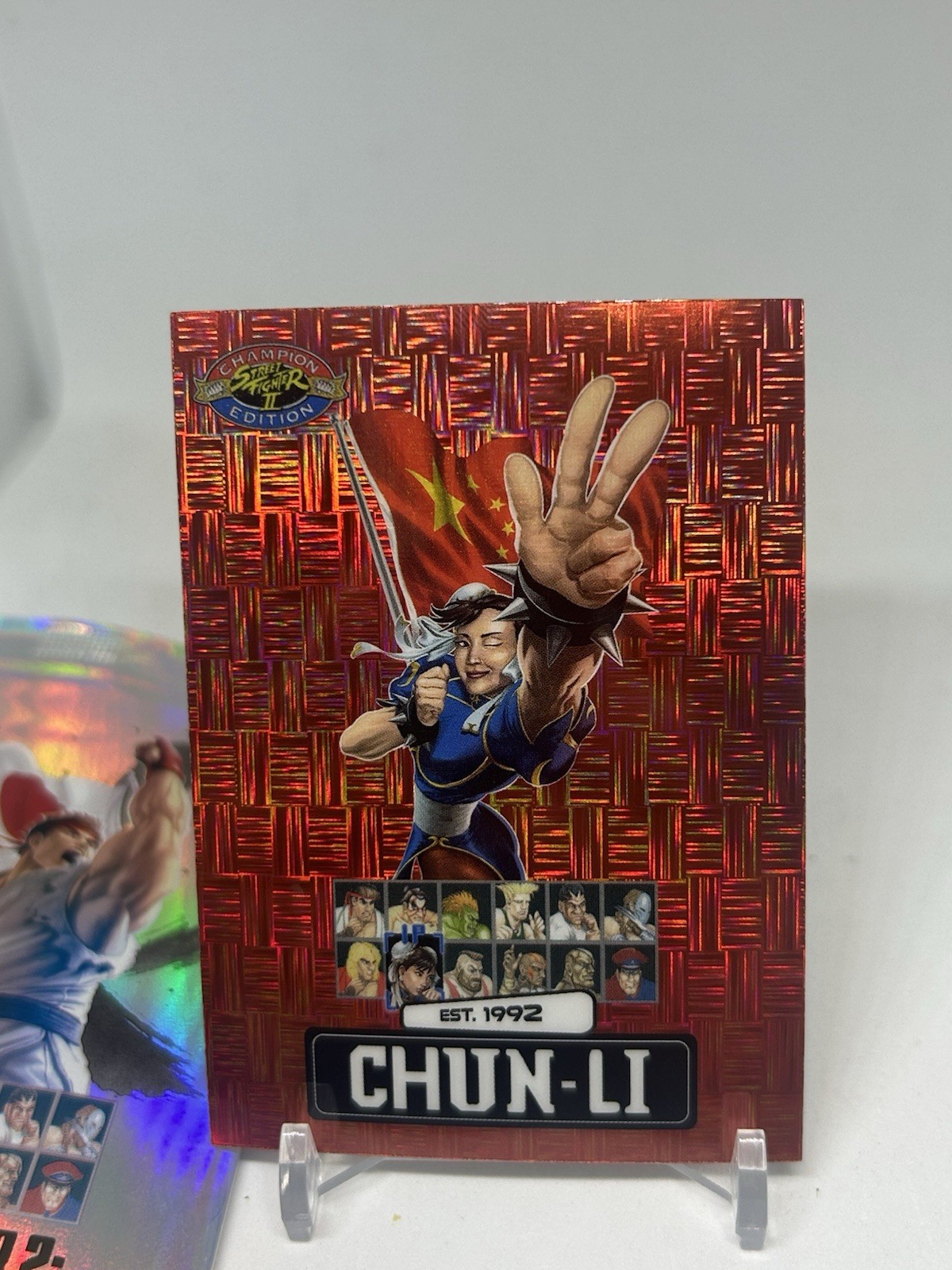 🔥Street Fighter 2:  Champion Edition PSA Promo Chun Li # 30/100 Matrix Red Card