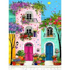Landscape Paint by Numbers for Adults Beginners,Tree Adults' Paint-by-Number ...