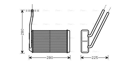 AU6177 AVA Heater FIT LAND ROVER FREELANDER (1997) 1.8