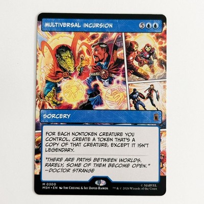 Multiversal Incursion (Borderless) - Marvel Super Heroes (MSH)
