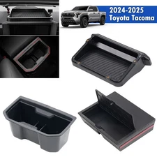 8" Dashboard Storage Box Center Console Organizer Cup Holder For 2024-25 Tacoma