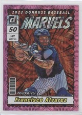 2023 Panini Donruss Marvels Pink Fireworks Francisco Alvarez #M1 4r2