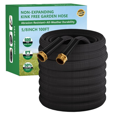 #ad Garden Hose 100FT Lightweight Non Expanding Water Ultra Kink Free Lead Free $74.99