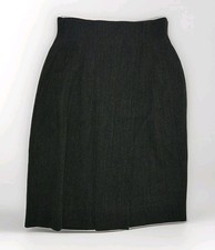 Vtg 90s GIORGIO ARMANI Women's Sz 40 IT / 6 US Gray Wool Pencil Skirt, Lined