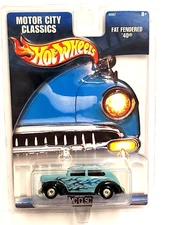 HOT WHEELS - FAT FENDERED '40 - MOTOR CITY CLASSICS - REAL RIDERS - NICE