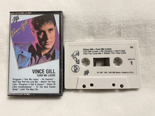 Vince Gill "Turn Me Loose" Cassette - Picture 2 of 5