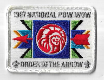 OA 1987 National Pow Wow WHITE Border [ND-115]