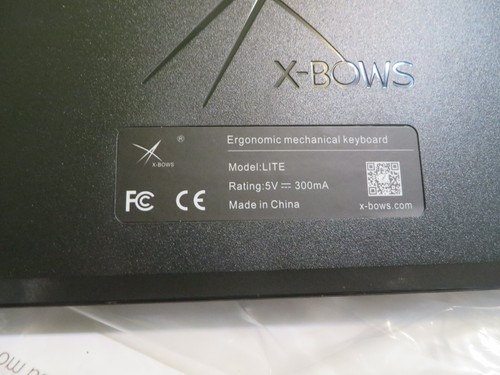 X-Bows Lite Mechanical Ergonomic Keyboard - w/ Key Tool) NEW OPEN BOX - 第 6/7 張圖片