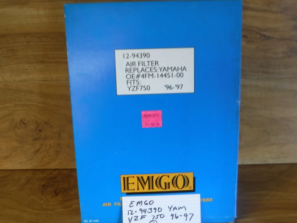 Filtro de aire EMGO para Yamaha YZF 750 1994-1998 YZF-750 YZF750 12-94390 Foto 2 de 4