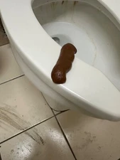 Fake Poop Gag Gift Toy Prank Joke Poo Turd White Elephant Xmas Stocking Stuffer