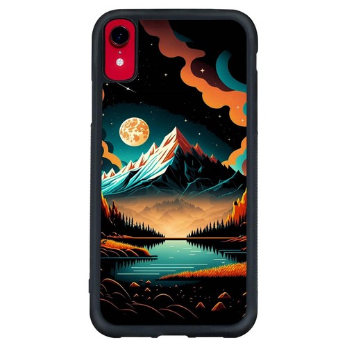 Abstract Mountain Print Covers For iPhone X XS 11 12 13 14 15 Pro Max - Picture 86 of 240