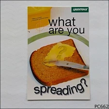 Avant Card #7464 Monsanto & Bayer GE Canola Greenpeace 2003 Postcard (P662)